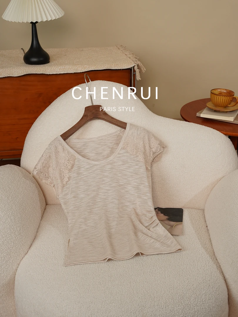 《泡沫之夏》2025S/S蕾丝上衣“夏日多巴胺系列”女士1517