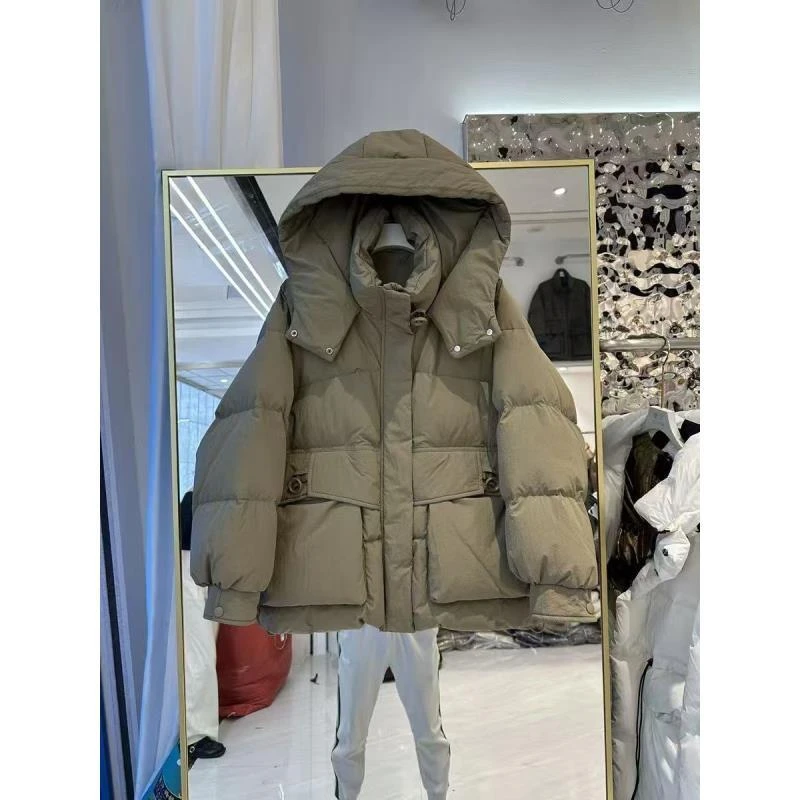 021棉服女短款2025冬季新款韩版宽松ins棉袄外套加厚保暖连帽棉服