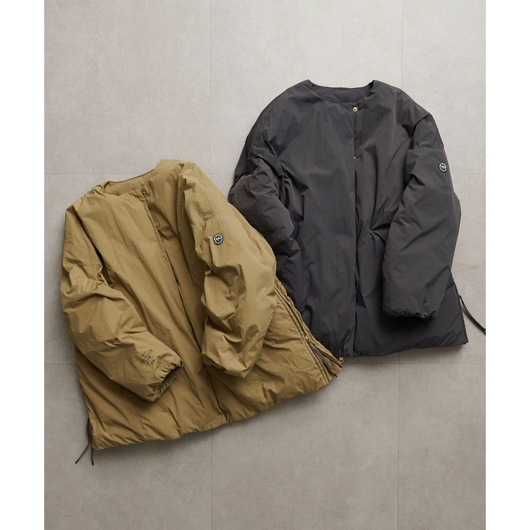 【Montendre】 秋冬新款 P 复古极简风休闲百搭宽松纯色羽绒服女