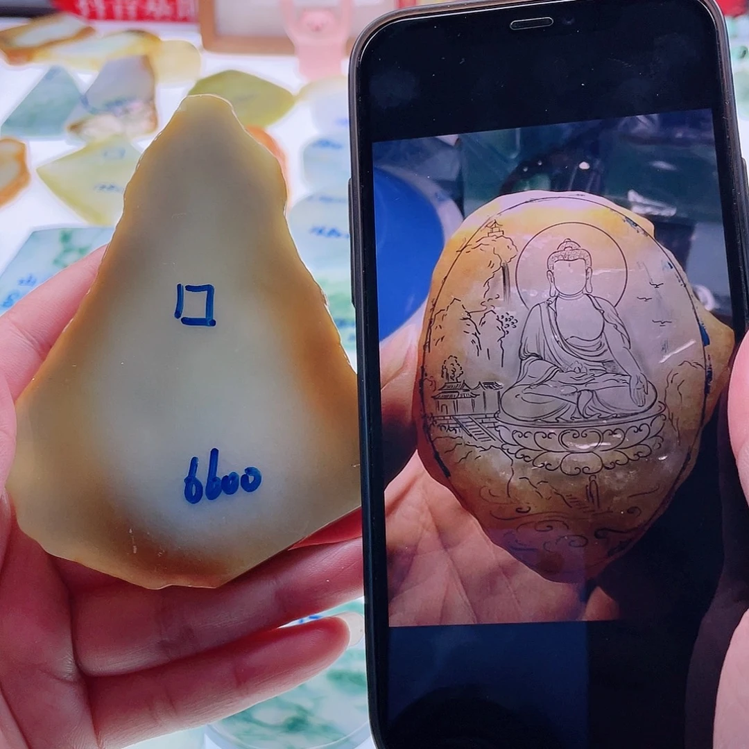 定制翡翠未镶嵌天然翡翠包工