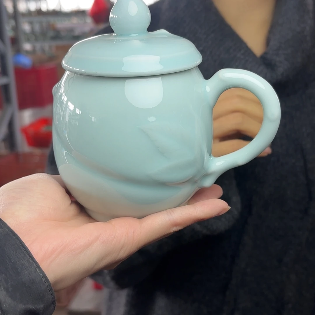 龙泉云间青瓷小米茶器