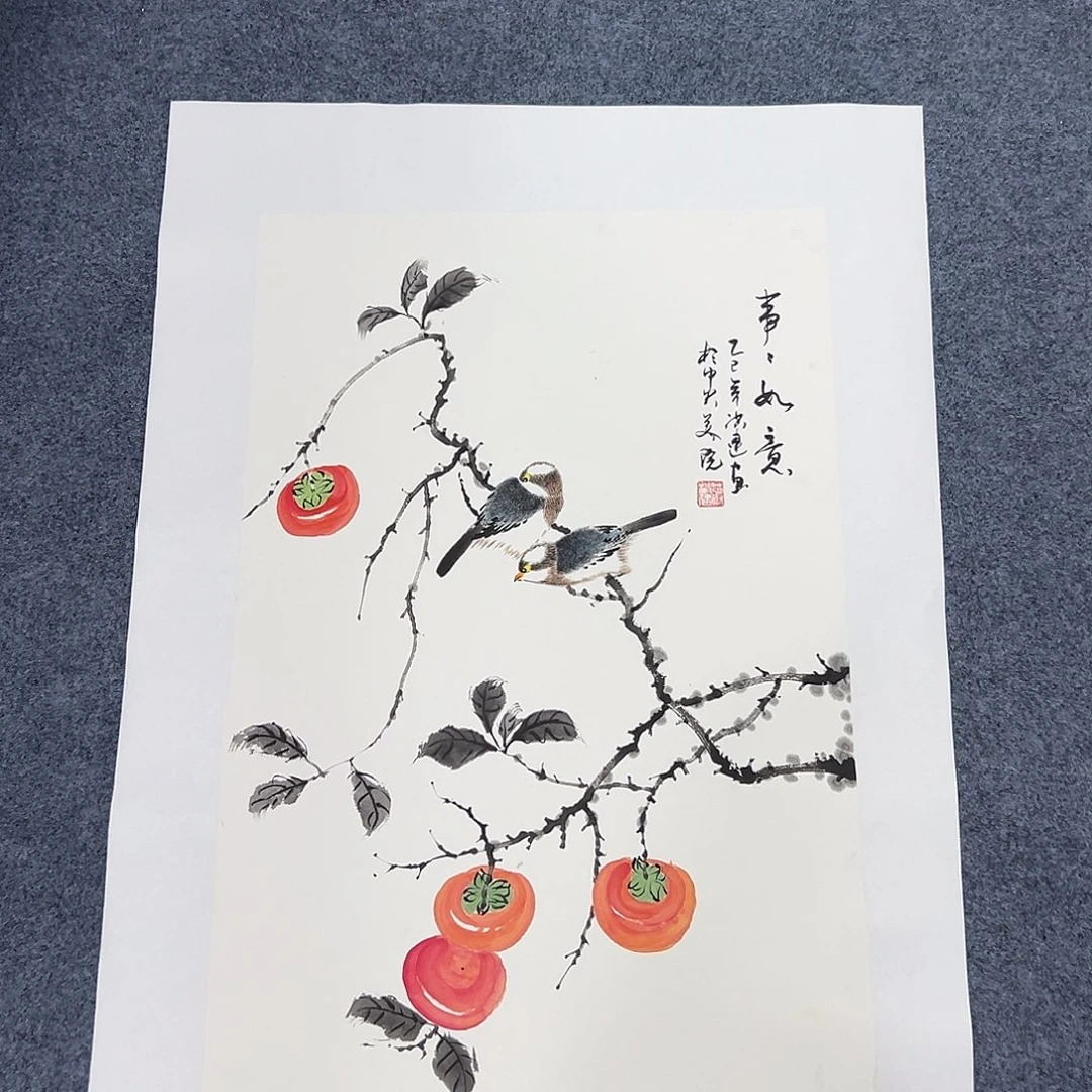 国画国画作品纯手绘作品