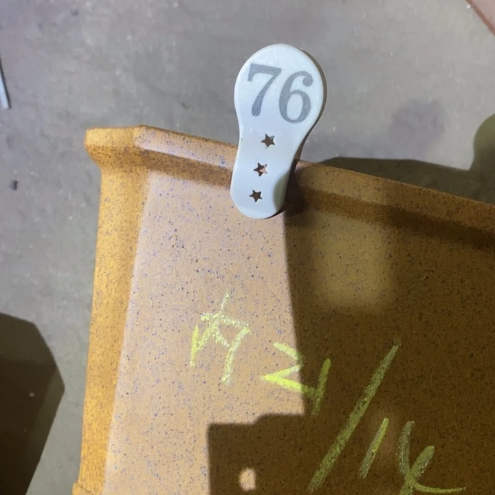 土***强紫砂花盆福利柴烧精品大切角76号