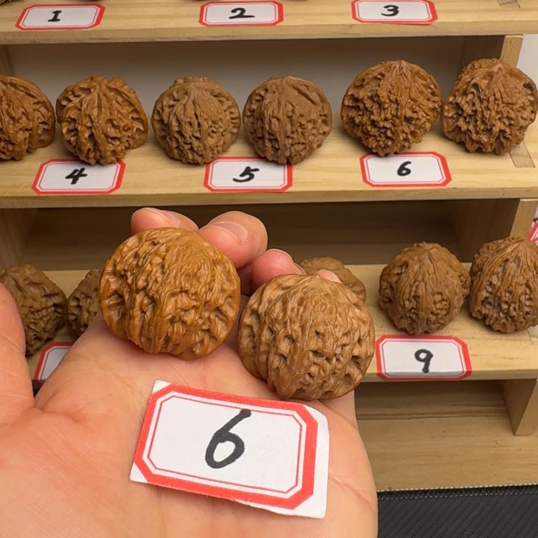 文玩核桃把件全品33尺磨盘