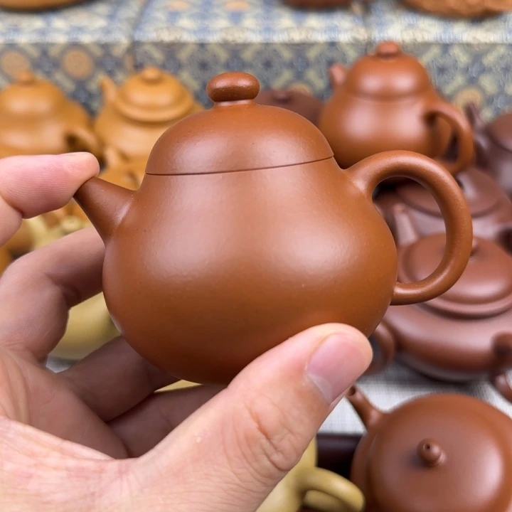 光***哥茶壶紫砂壶内划线