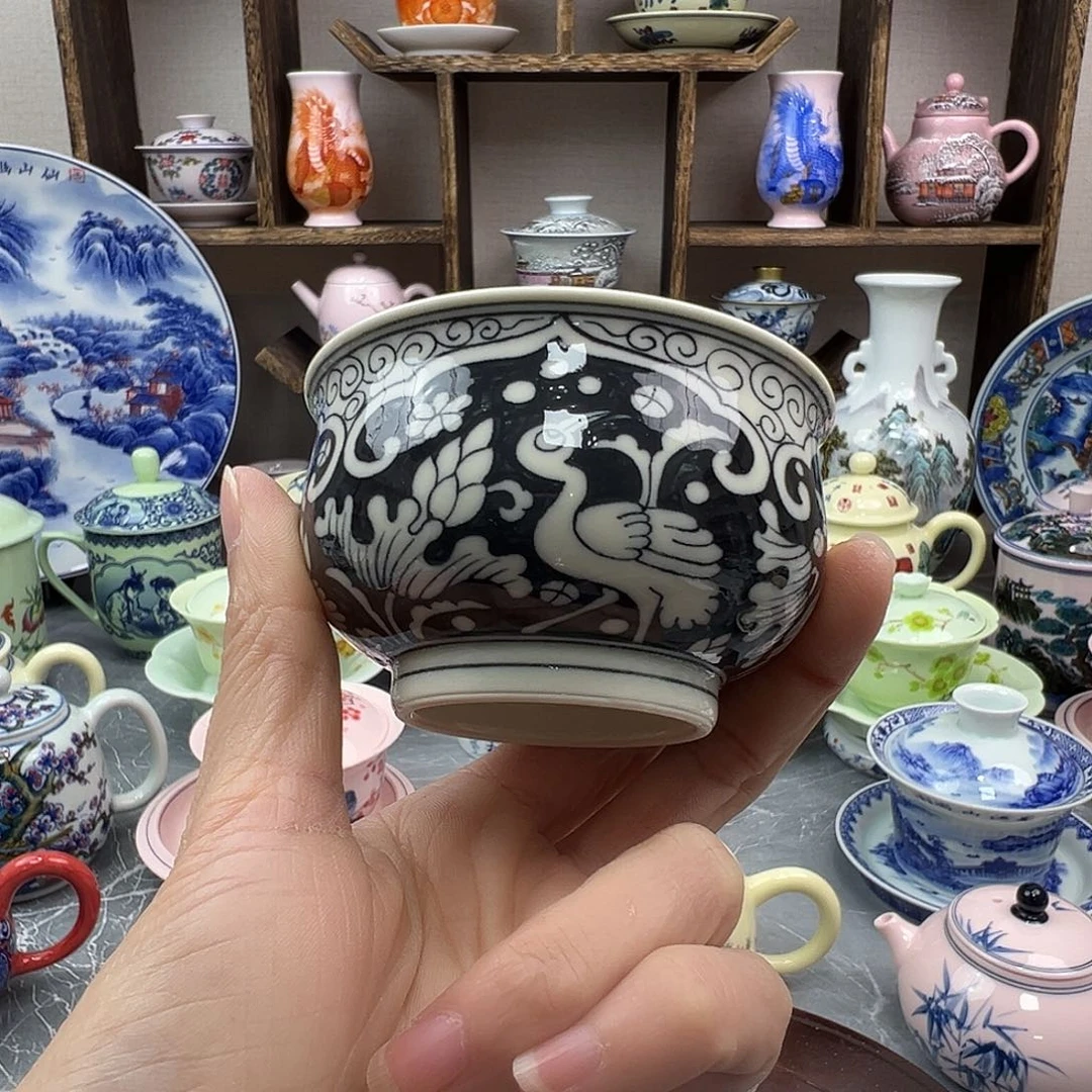 摆件陶景德镇陶瓷567老厂瓷58