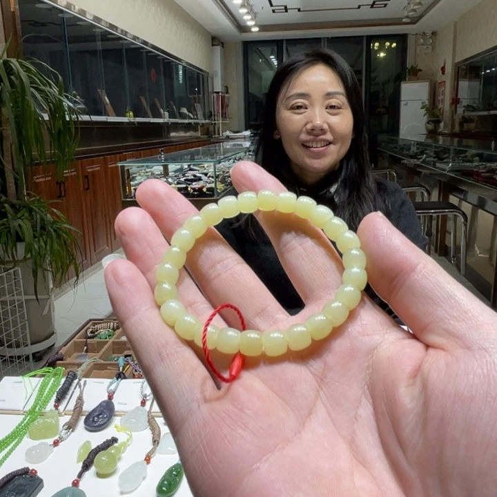 和田玉未镶嵌手串
