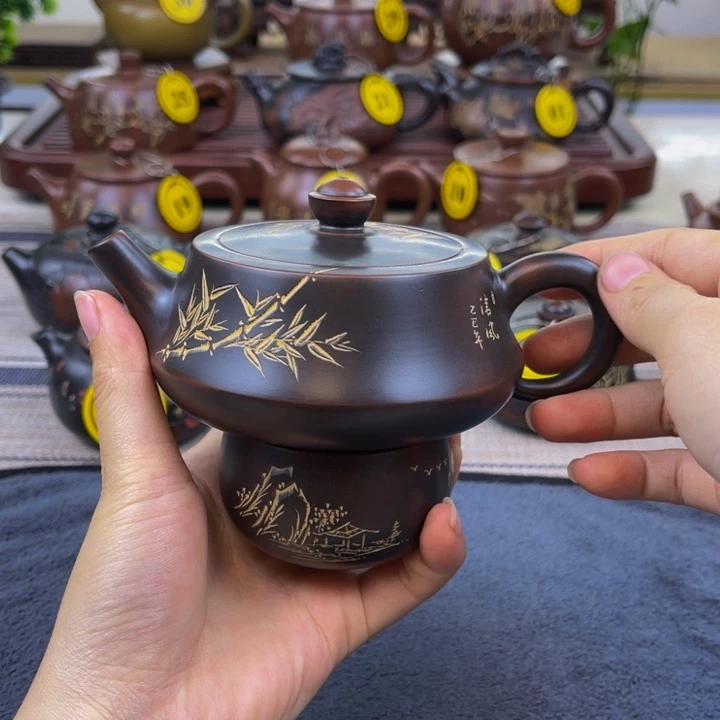 壶一**豆坭兴陶原矿坭料制作