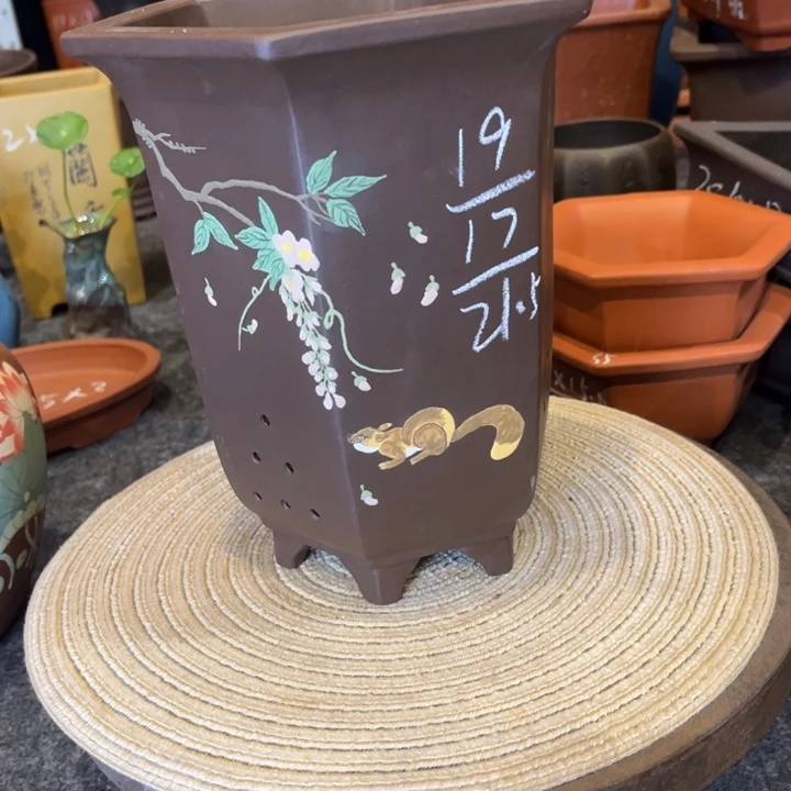 紫砂花盆紫砂花盆
