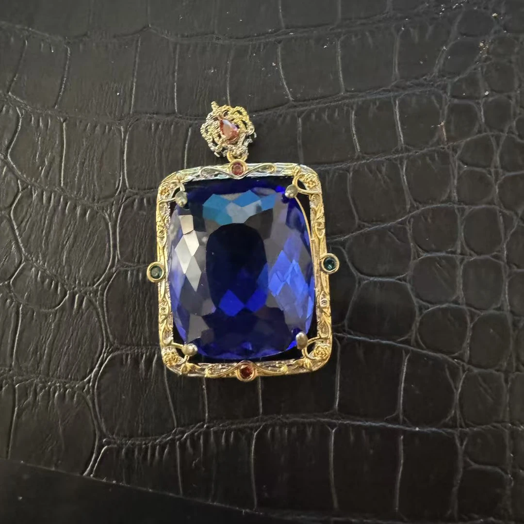 非金属珐琅吊坠  【高端定制】收藏级轻奢精致百搭吊坠XZ2509017