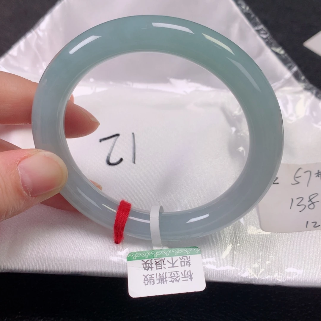 未镶嵌手镯翡翠缅甸天然翡翠手镯57