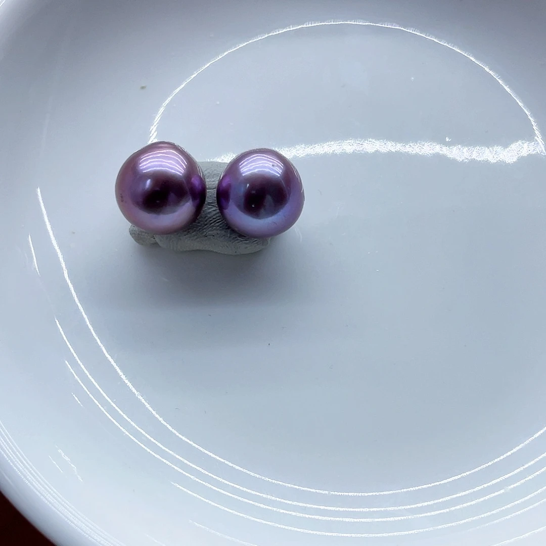 银S925镶嵌发饰淡水珍珠