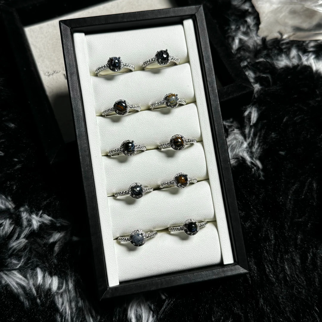 月初原创饰品 B295 彼得石戒指 多样性发货（单个）