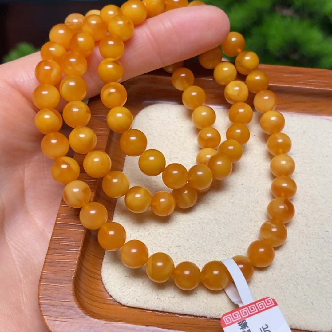 【闪购商品】未镶嵌蜜蜡手链手串
