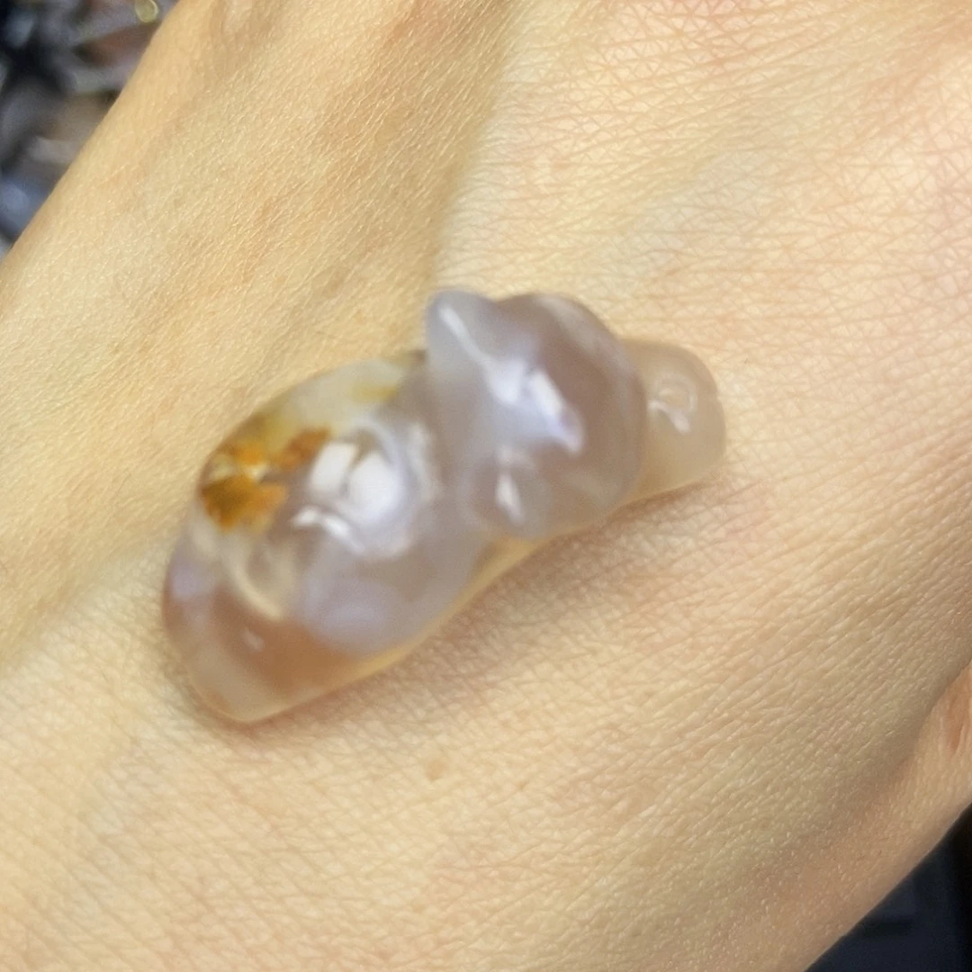 石英质玉吊坠(赠链)未镶嵌喵***工