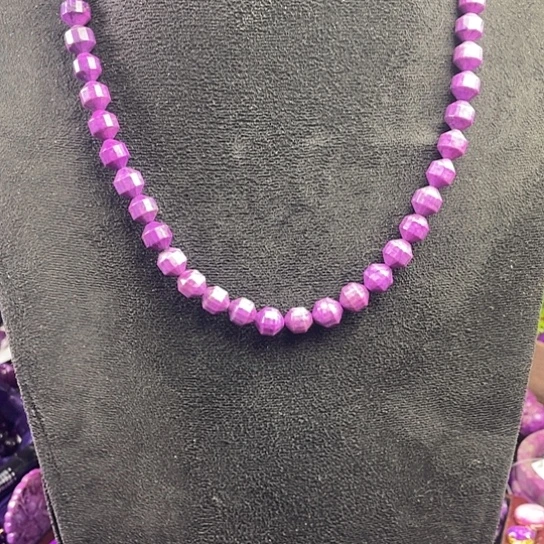 非金属南非老料皇家八棱项链L1