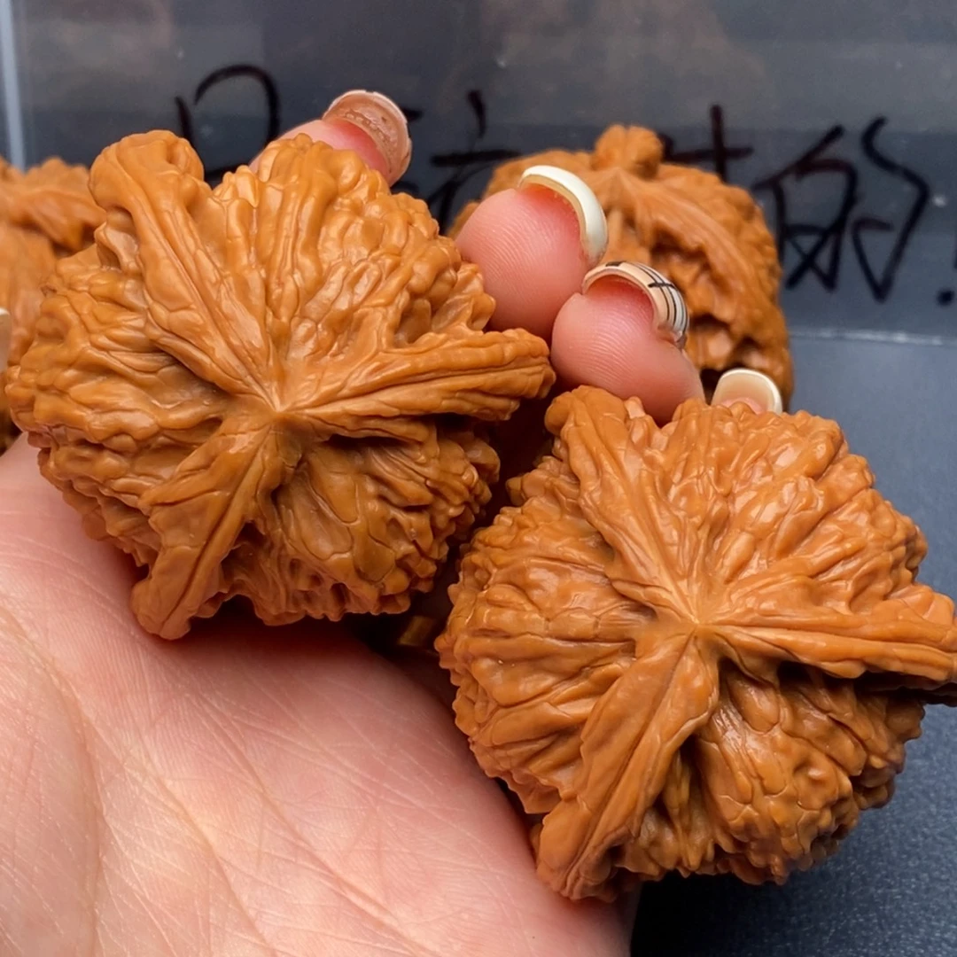 ****把件文玩核桃白狮子