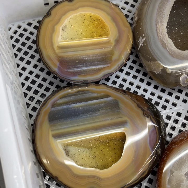 未镶嵌水晶珠宝半成品黄金盆