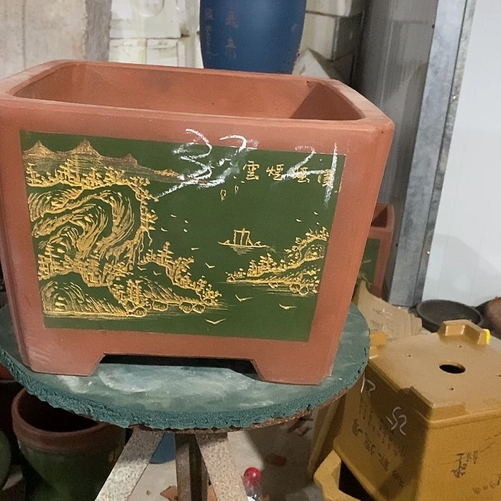 紫砂花盆紫砂花盆