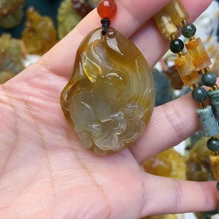 岫玉未镶嵌岫玉未镶嵌吊坠1