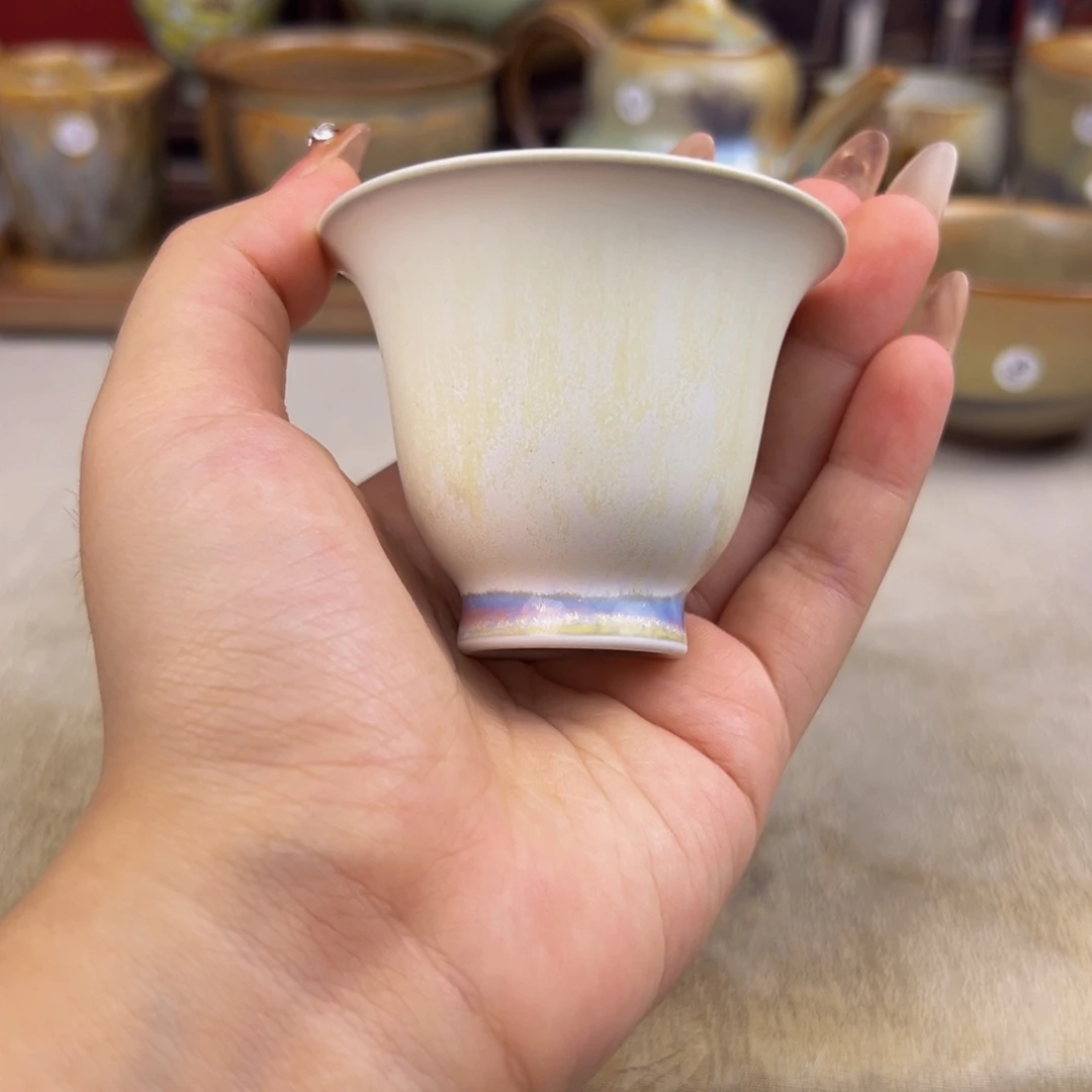 杯纯手工柴烧主人杯
