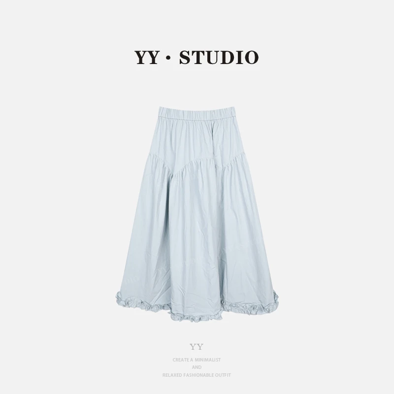 【YANYAN】显瘦气质松紧腰花摆半身裙YY-4102