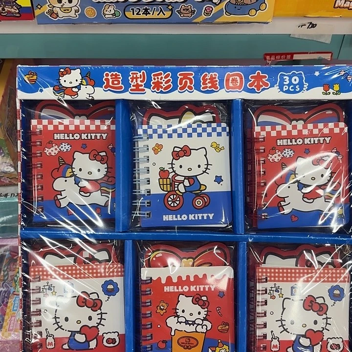 30个装新款凯蒂猫彩页线圈本