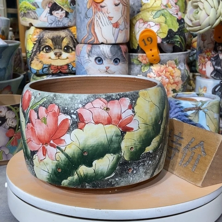 红陶t！景德镇艺术手绘作品集