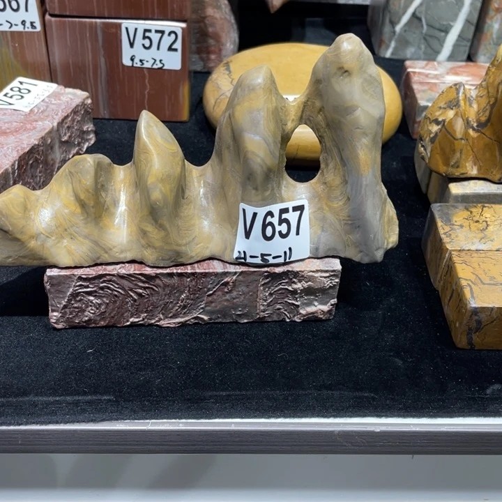 紫砂茶盘宝*哥玉化笔架山