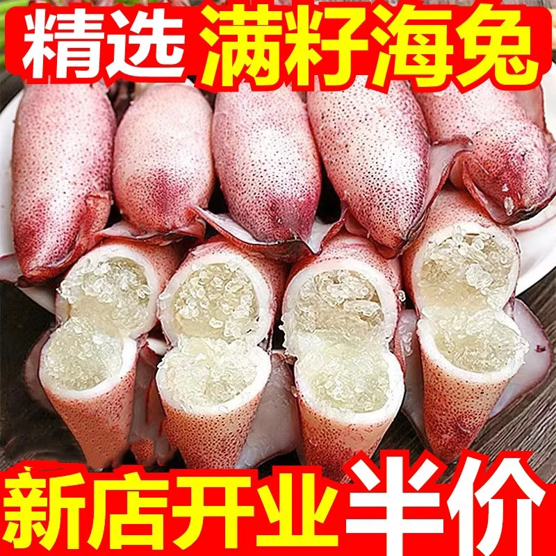 满籽海兔5包50只 带籽籽乌笔管鱼满籽满膏