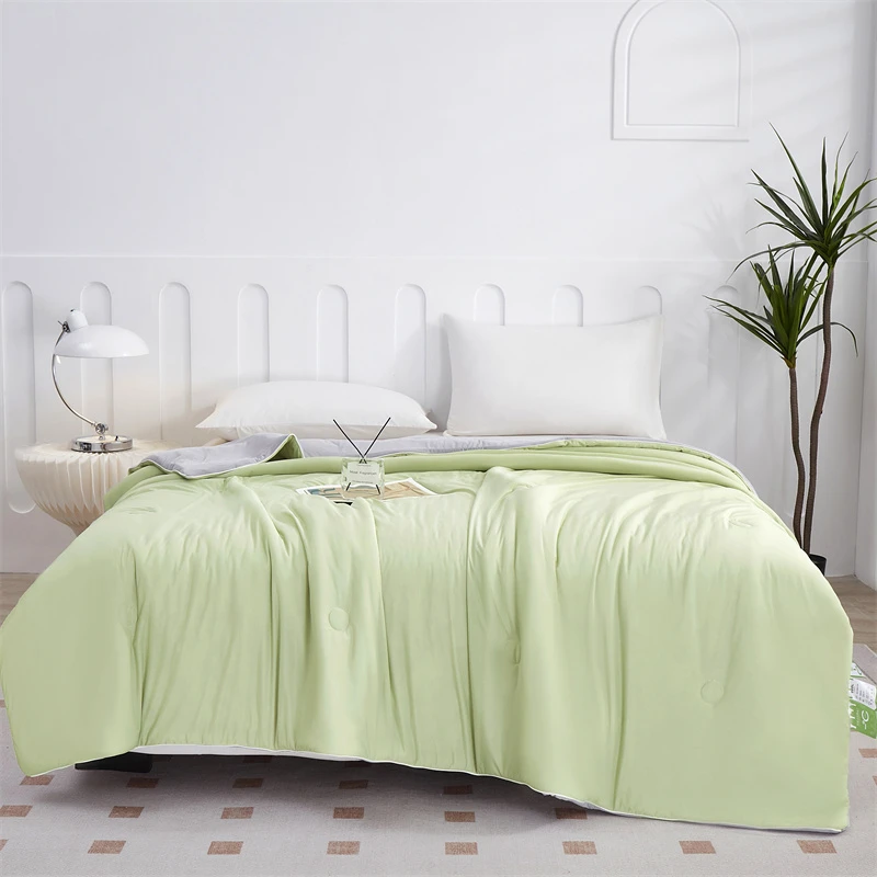 2025新款A类凉感丝冰淇淋空调被夏凉被单人双人夏被薄被子可机洗