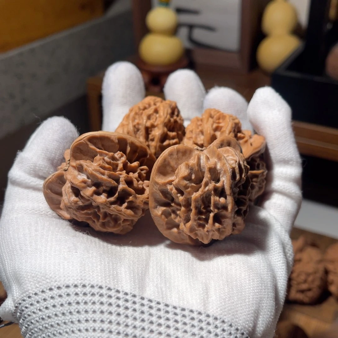 文玩核桃把件闹*41刀子+42 肚方块