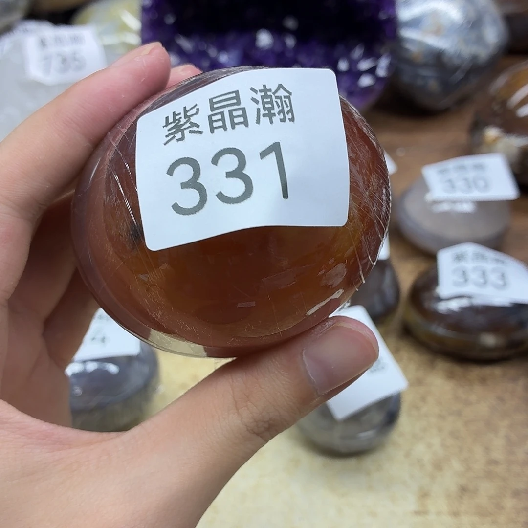 橙***品未镶嵌大型摆件（非配饰）水晶