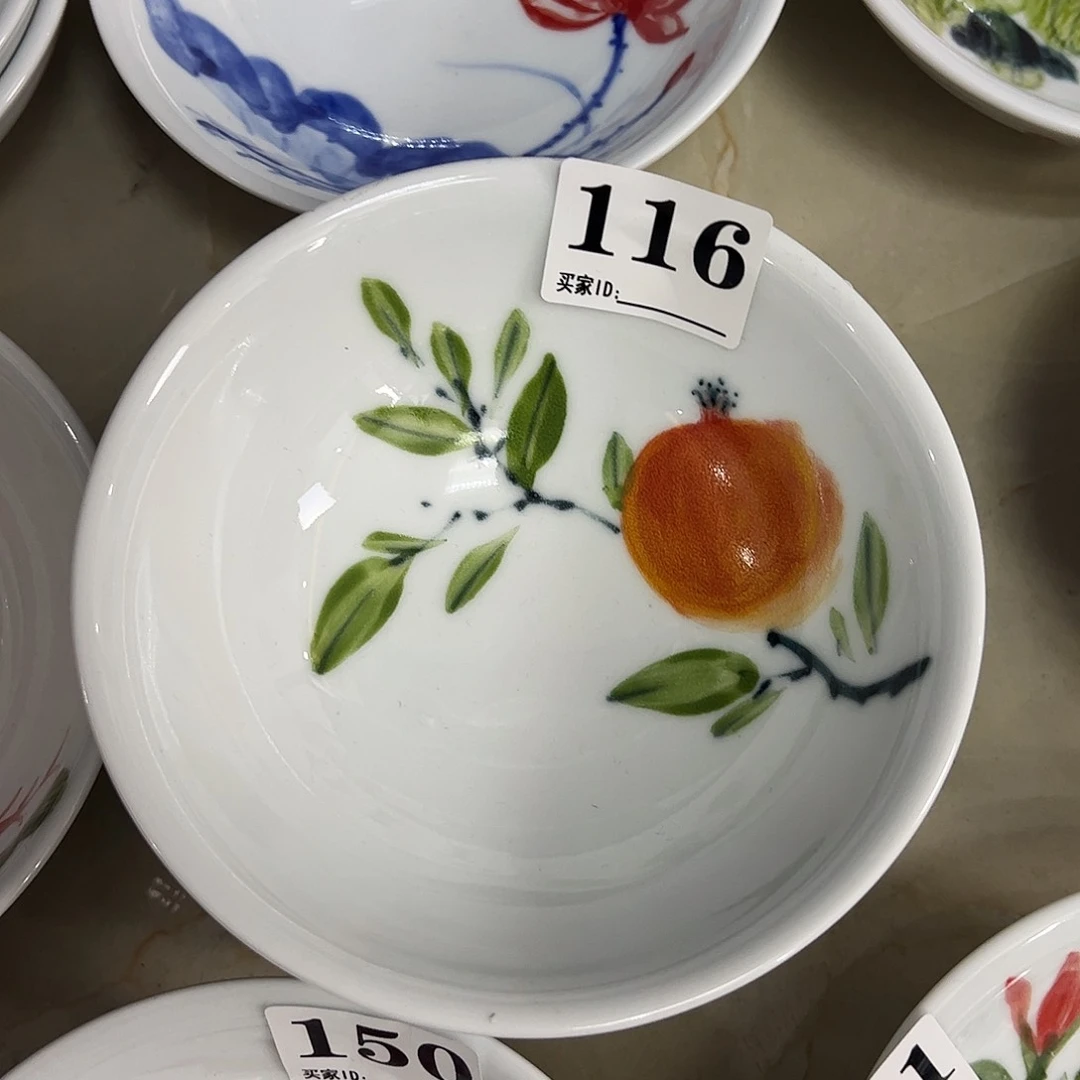 瓷片景德镇陶瓷手工手绘制作
