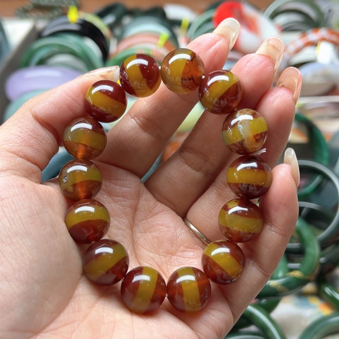 玛瑙/玉髓未镶嵌手链