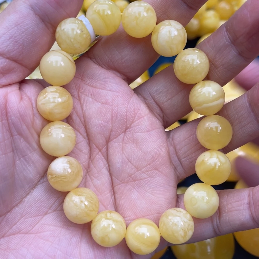 琥珀裸石未镶嵌琥珀蜜蜡12m m