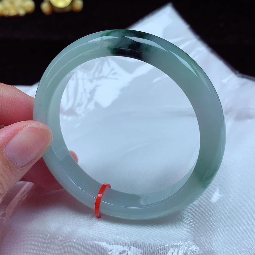 未镶嵌手镯翡翠55圈