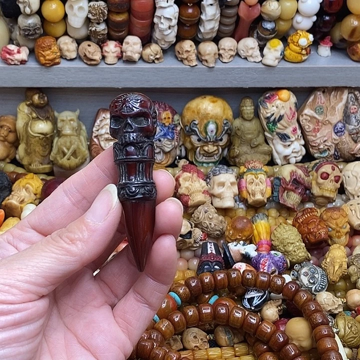 吊坠龙脊菩提牛角