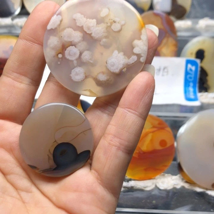 合金玛瑙/玉髓珠宝奇石120有瑕