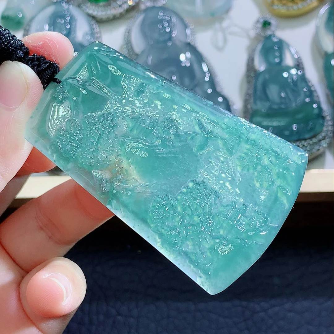 未镶嵌挂件翡翠翡翠