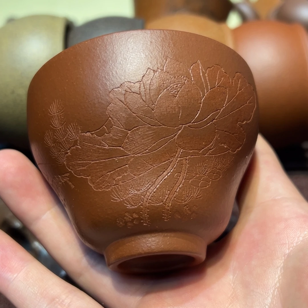 紫砂茶杯杯子杯子杯子杯子中