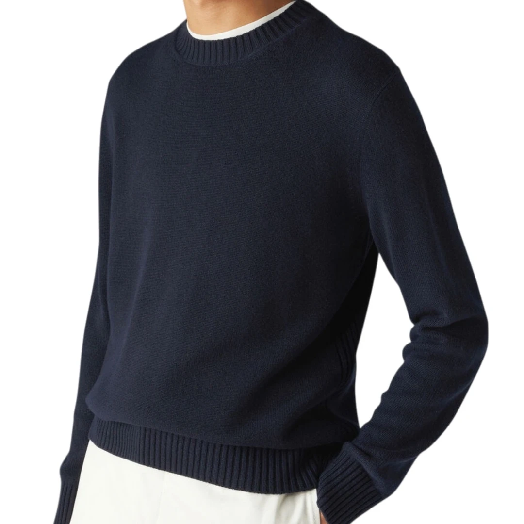 男士100%山羊绒毛衣