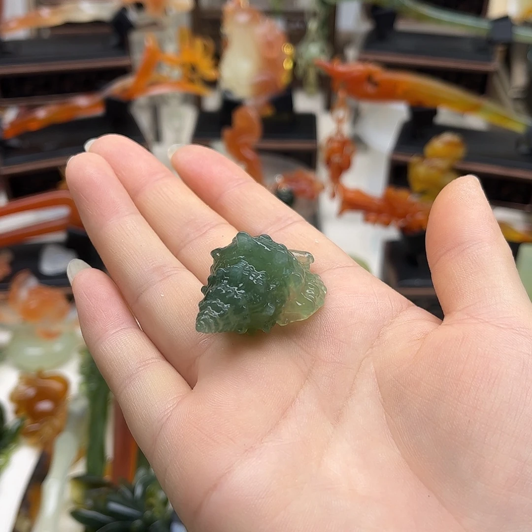 零***多蛇纹石玉未镶嵌岫玉发簪