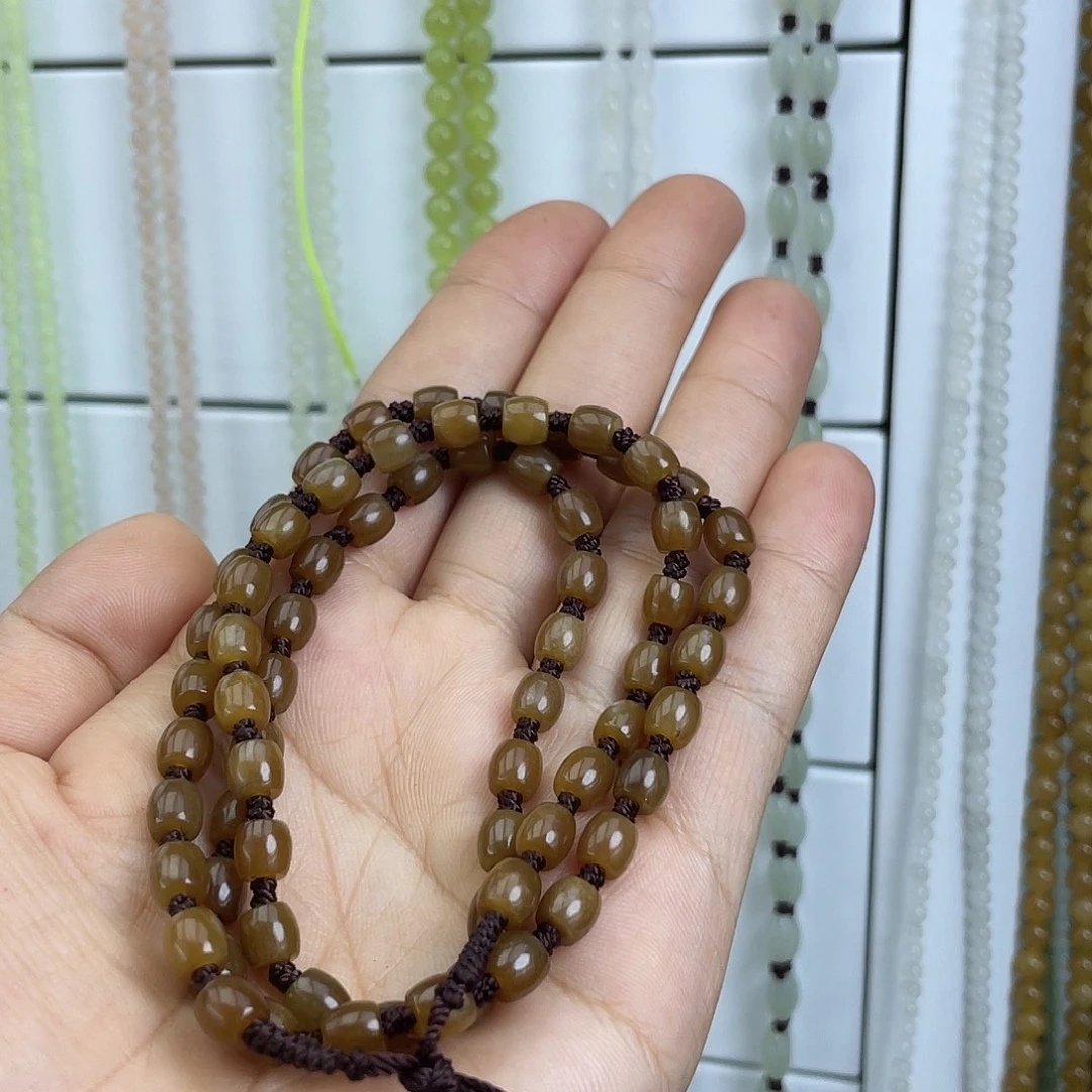 颈饰未镶嵌和田玉6mm