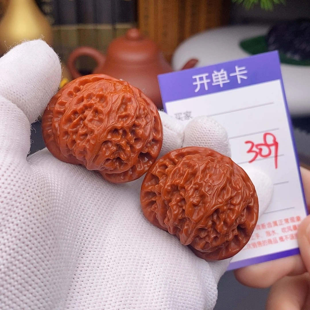 文玩核桃把件42宫灯309