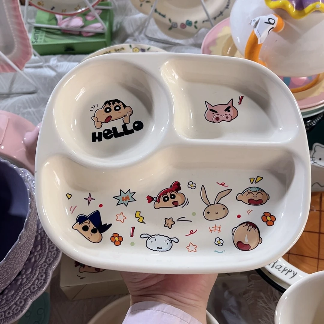 蜡笔小新餐盘陶瓷餐具