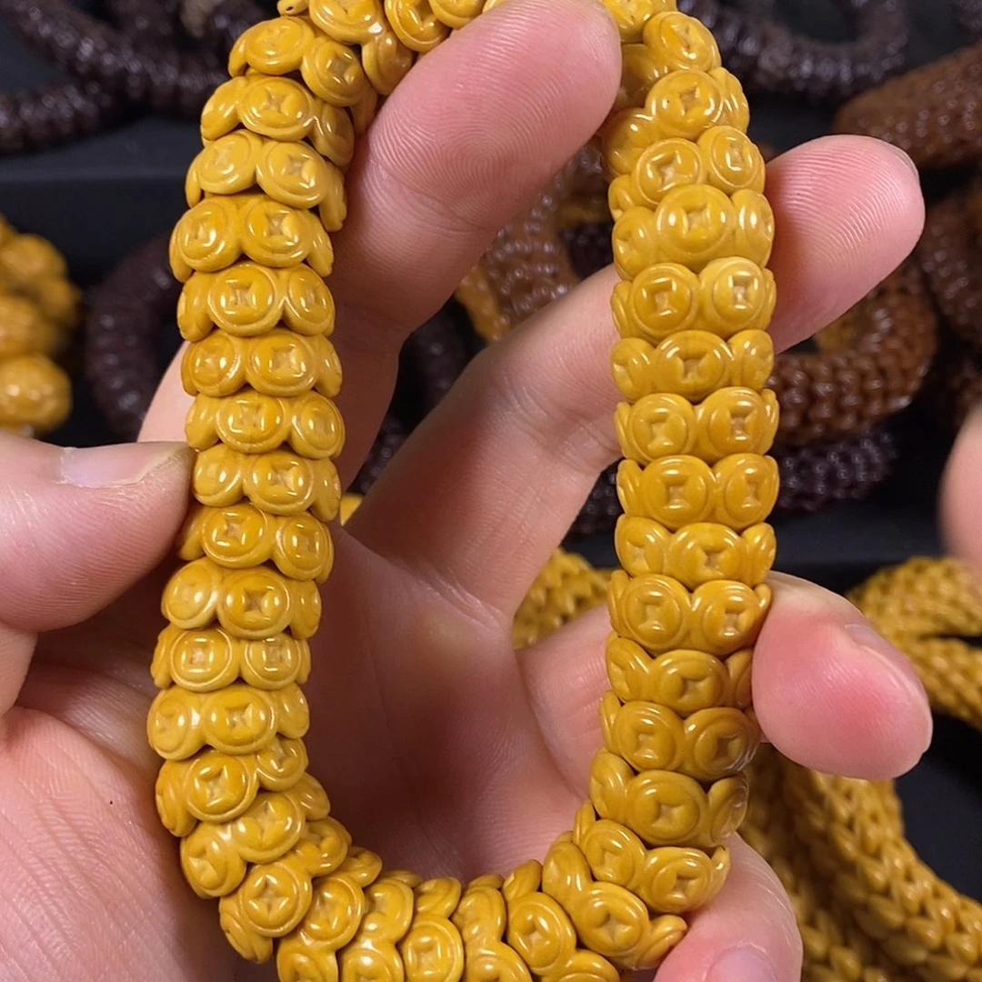 猴头核桃手串猴头钱币16