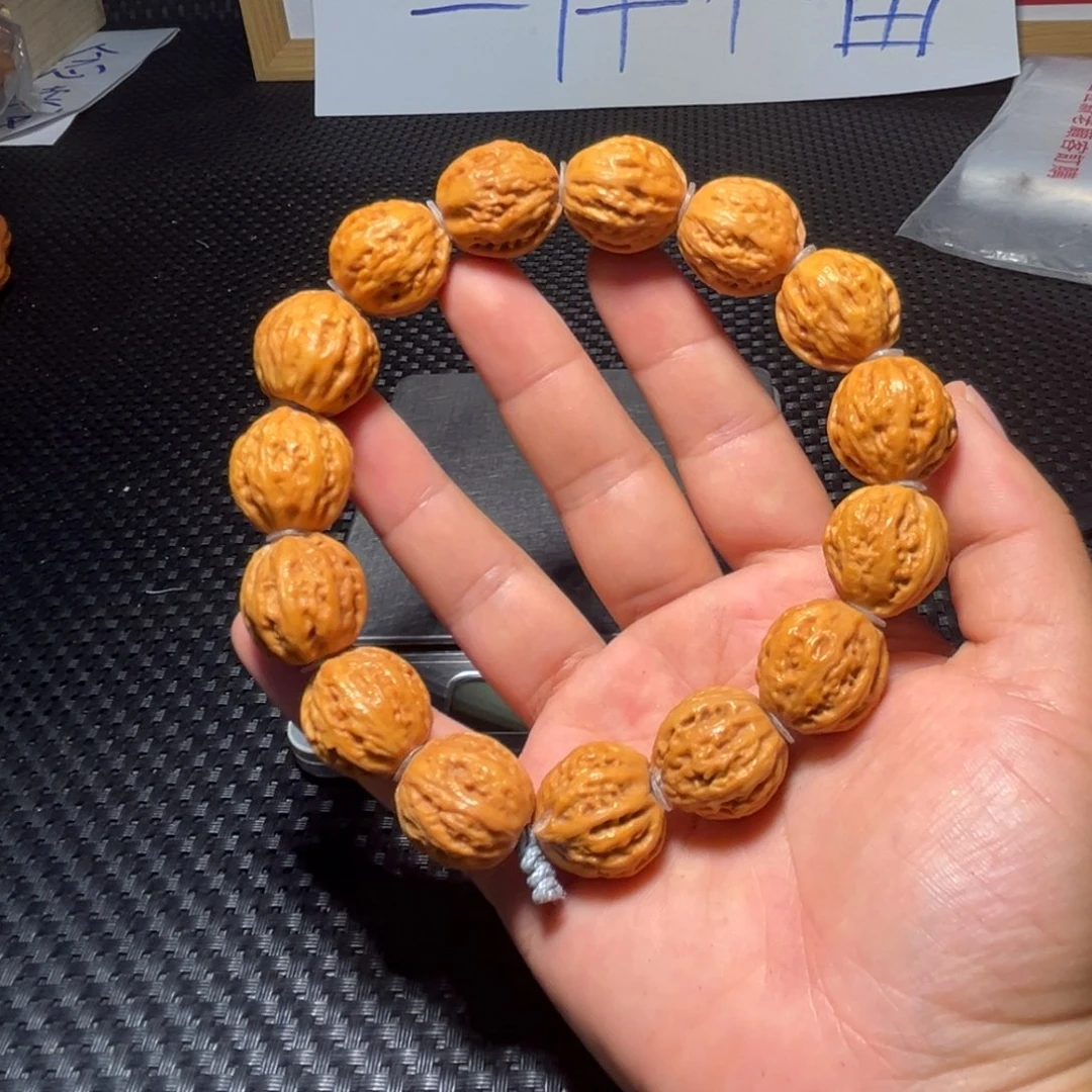 文玩核桃吊坠正圆京八棱18➕