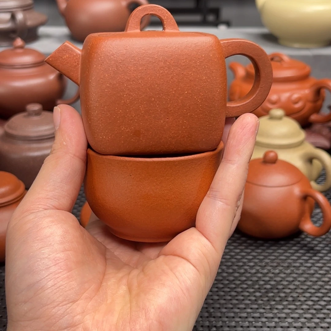 紫砂茶壶安***开紫砂紫砂红降坡