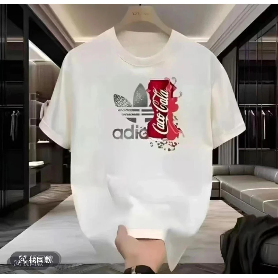 【一折粉丝福利】潮牌男女同款圆领百搭T恤